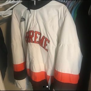 Supreme puffy hockey hoodie